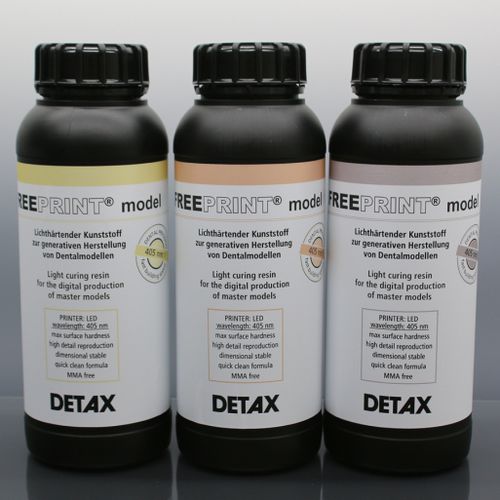 Harz für 3D-Drucker / Polymer - Freeprint® model series - DETAX - grau / Dental