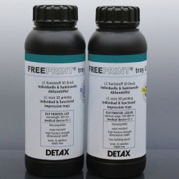 Harz für 3D-Drucker / Polymer - Freeprint® tray series - DETAX - grün / Dental / für medizinische Zwecke