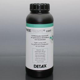 Harz für 3D-Drucker / Silikon - Freeprint® cast 2.0 - DETAX - blau / für Hörgerät