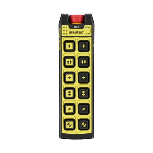 Funkfernsteuerung - T12B/T12C - Autec Safety Radio Remote Control - mit Knöpfen / mit konfigurierbaren Tasten / für Fahrzeuge