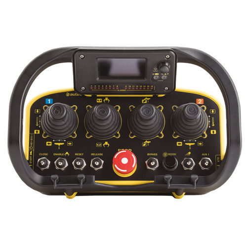Funkfernsteuerung - AJM - Autec Safety Radio Remote Control - Joystick / Kippschalter / mit Drehknopf