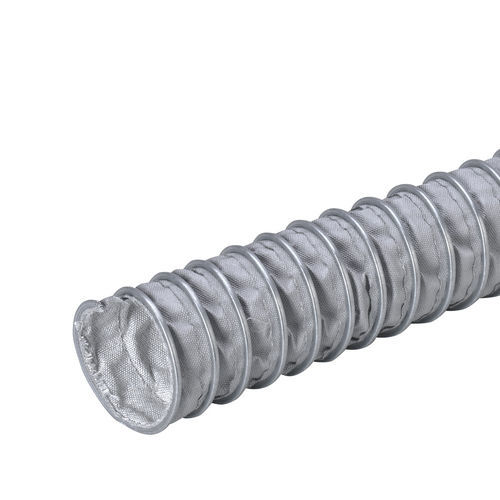 Flexibler Luftkanal - EOLO HT 450°C - IPL SPA - aus Silikon-beschichtetem Glasfasergewebe / Rauch-Absaug / verzinkte Stahlspirale