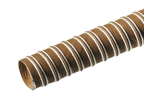Flexibler Luftkanal - SILDUCT 2S - IPL SPA - Metalldraht / aus Silikon-beschichtetem Glasfasergewebe / für Lüftung