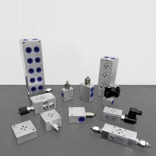 Aluminium-Verteilerblock - EUROFLUID HYDRAULIC SRL - Mehrweg / für Hydraulikanwendung / modular