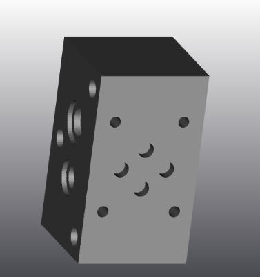 2-Wege-Hydraulikblock - ECS313 - EUROFLUID HYDRAULIC SRL - Gusseisen / Cetop 3