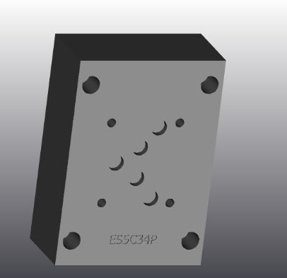4-Wege-Verteilerblock - ES5C34P - EUROFLUID HYDRAULIC SRL - Gusseisen / Cetop 5