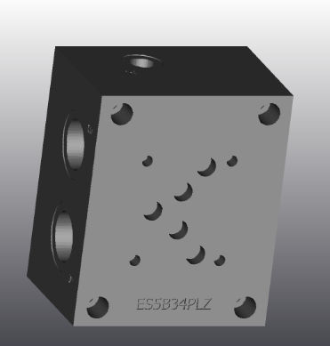 4-Wege-Verteilerblock - ES5B34PLZ - EUROFLUID HYDRAULIC SRL - Gusseisen / Cetop 5