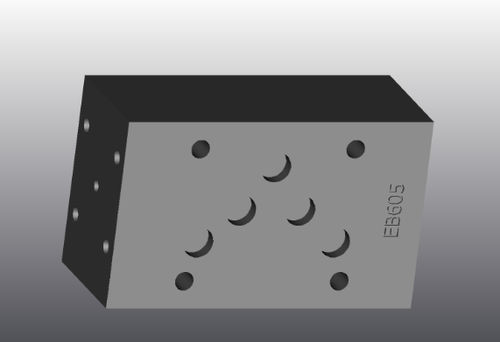 2-Wege-Verteilerblock - EB605 - EUROFLUID HYDRAULIC SRL - Gusseisen / Cetop 5