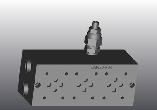2-Wege-Hydraulikbohrblock - EAM233/Z - EUROFLUID HYDRAULIC SRL - Aluminium / Cetop 3