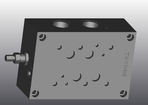 4-Wege-Hydraulikblock - ES8A114PLZ - EUROFLUID HYDRAULIC SRL - Gusseisen / Cetop 8