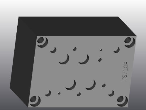 4-Wege-Verteilerblock - ES710P - EUROFLUID HYDRAULIC SRL - Gusseisen / Cetop 7