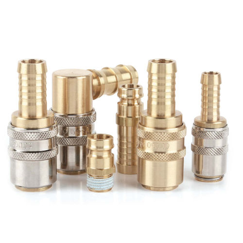 Hydraulikanschluss - 090 series - RTC Couplings GmbH - Schnell / geriffelt / 90°-Winkel