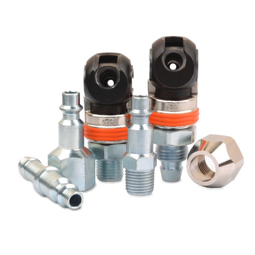 Pneumatischer Anschluss - 460.08-E series - RTC Couplings GmbH - Schnell / Nitril / Stahl