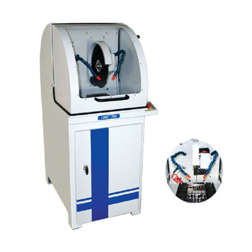 Rundmesser-Schneidemaschine - LDQ-350 - Jinan Hensgrand Instrument Co.,Ltd - für Metall / Proben / dreiphasig