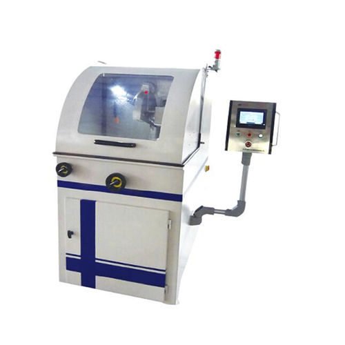 Rundmesser-Schneidemaschine - LDQ-350A - Jinan Hensgrand Instrument Co.,Ltd - für Stahl / Proben / dreiphasig