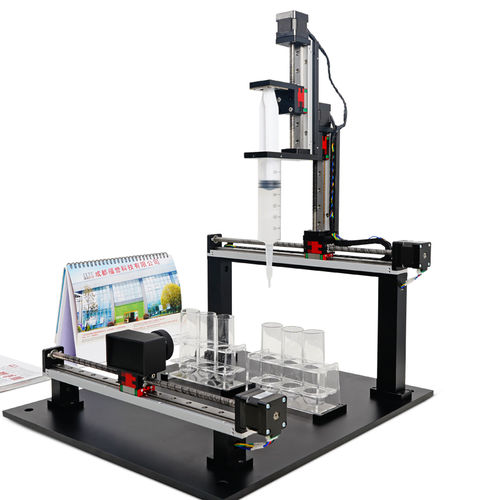 Linearer Positioniertisch - FSK30XYZ-Stage - FUYU Technology - motorisiert / Mehrachsen / Präzision