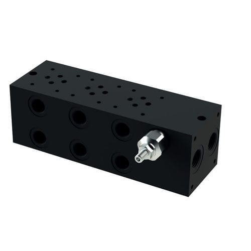 Mehrweg-Verteilerblock - BM-RV series - Oleoweb Srl - Aluminium / für Armaturen