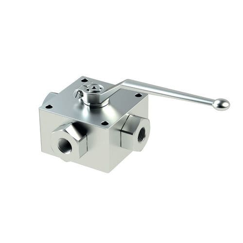 Kugelventil - RAS4-NPT series - Oleoweb Srl - Hebel / Durchsatzkontrolle / für Öl