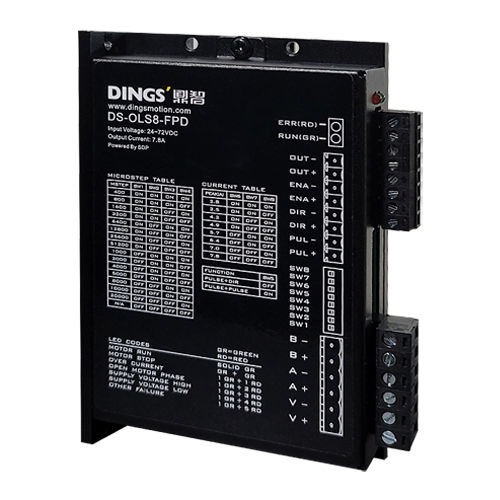 Mikroschritt-Motorcontroller - DS-OLS8-FPD - Jiangsu DINGS' Intelligent Control Technology - DC / Open-Loop