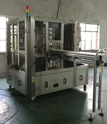 Automatische Abfüllmaschine mit Traysealer - JND series - Shenzhen J&D Drinking Water equipment Co Ltd - für Säcke / für Flüssigkeiten / für Fruchtsaft