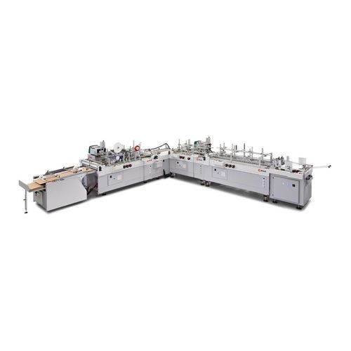 Automatischer Kartonaufrichter - Manon - Fidia Macchine Grafiche - mit Klebeband / mit hohem Durchsatz