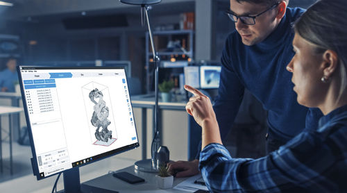 Software für 3D-Druck - Studio  - Sinterit - Projektentwicklung / Modellierung / Schachtel