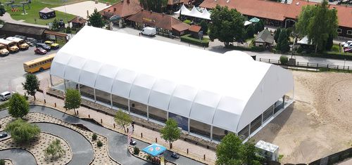 Temporäres Gebäude - pol-plan - für Sport