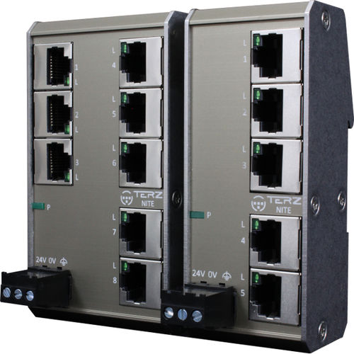 Ethernet-Switch / unmanaged - NITE-RF series - TERZ Industrial Electronics GmbH - 8 Ports / 5 Ports / PROFINET