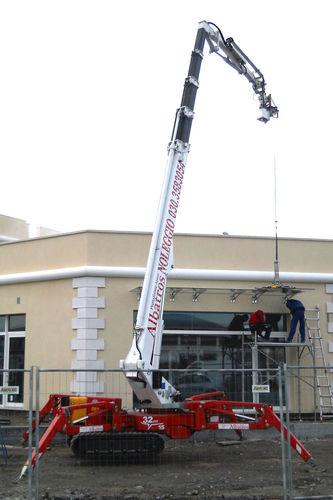 Mini-R-Kran / auf Raupen - TSJ 35 - Palazzani industrie S.p.A. - Teleskop / für Baustelle