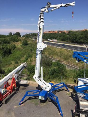 Mini-R-Kran / auf Raupen - TSJ 39  - Palazzani industrie S.p.A. - Teleskop / für Baustelle