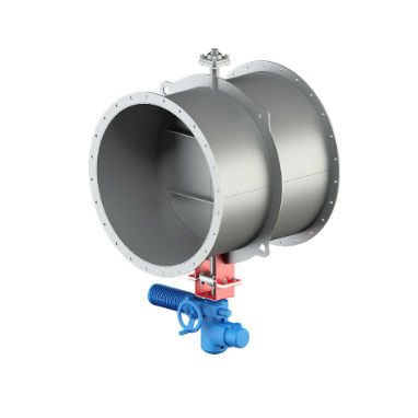 Durchflussbegrenzungs-Luftklappe - POR - INSTAL - FILTER - Absperr / manuell / pneumatisch