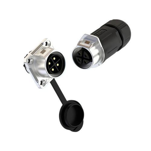 Stromversorgungs-Steckverbinder - Shenzhen Jnicon Technology Co., Ltd. - Netz / Kabel zu Kabel / mit Clipverriegelung