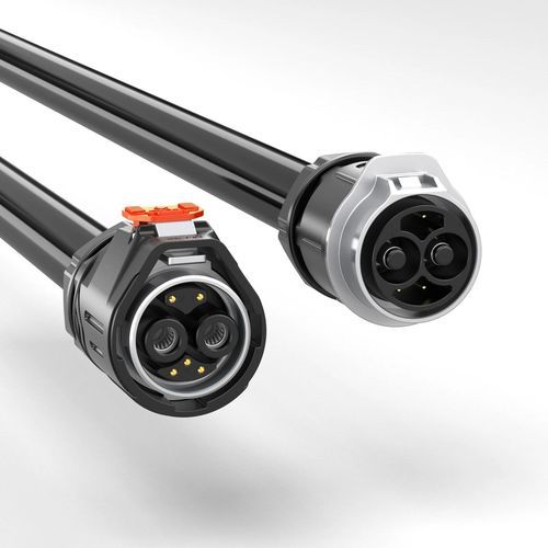 Hybrid-Steckverbinder - Shenzhen Jnicon Technology Co., Ltd. - mit Clipverriegelung / DC / mit 2 Spindeln