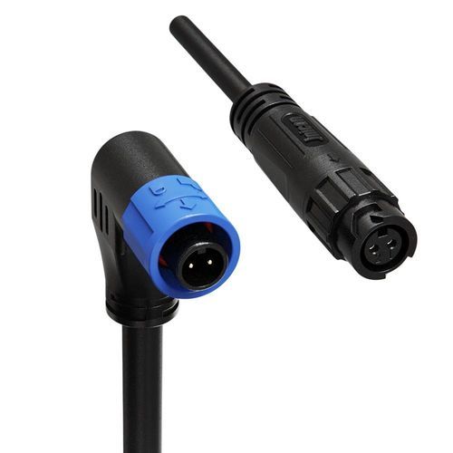 Stromversorgungs-Steckverbinder - Shenzhen Jnicon Technology Co., Ltd. - Kabel zu Kabel / rund / Push-to-Lock
