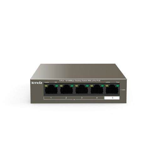 Ethernet-Switch / managed - TEF1105P-4-63W - Shenzhen Tenda Technology Co.,Ltd. - 5 Ports / für Büroanwendungen / PoE