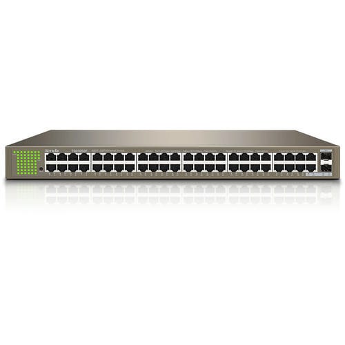 Ethernet-Switch / unmanaged - TEG1050F - Shenzhen Tenda Technology Co.,Ltd. - 48 Ports / Gigabit-Ethernet / 19"-Rack