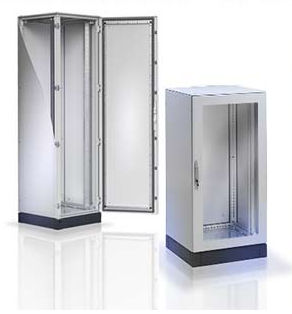Bodenstehender Netzschrank - TECNOSTEEL - IK10 / IP55