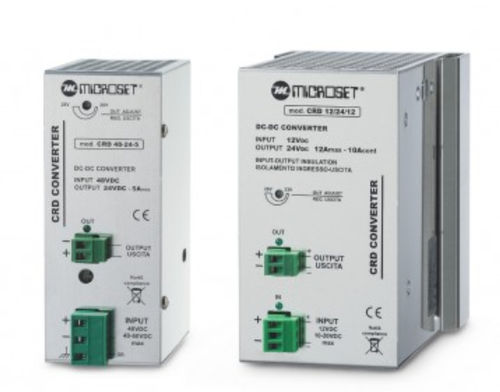 DC/DC-Wandler / Abwärtswandler - CRD 12.12.15 - Microset - Aufwärtswandler / galvanisch getrennt / für DIN-Schiene