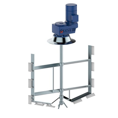 Schaufelrührwerk - MGT industries ltd - Tor / vertikal / Batch