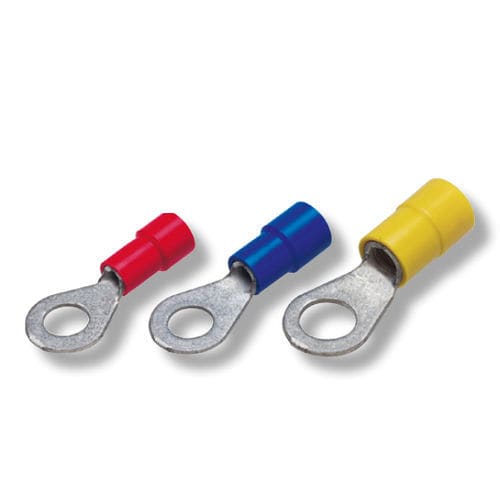 Lötfreier Kabelschuh / Ring - 010 series - Druseidt - rohrförmig / isoliert / Kupfer