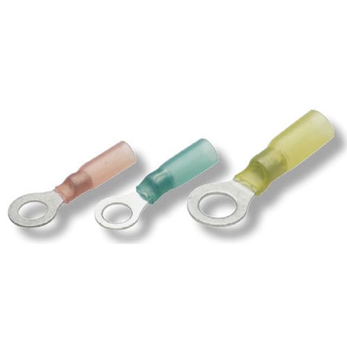 Lötfreier Kabelschuh / Ring - 011 series - Druseidt - rohrförmig / Schrumpfschlauch isolierte / Kupfer