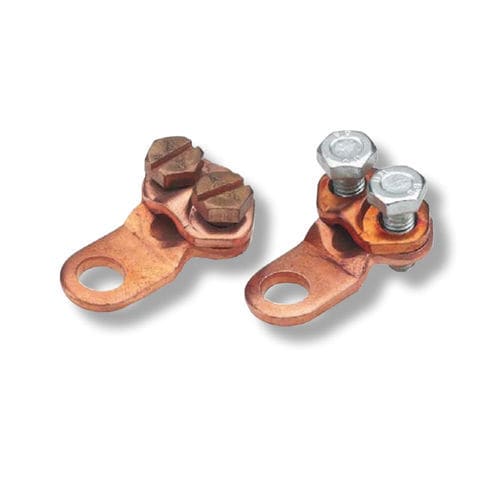 Lötfreier Kabelschuh / Einschraub - 022 series - Druseidt - flach / ohne elektrische Isoliereigenschaften / Kupfer