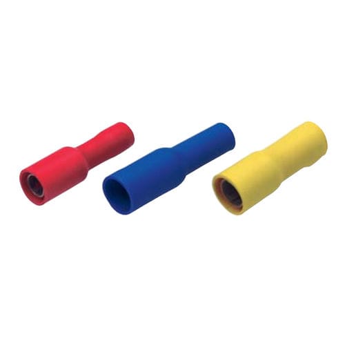 Lötfreier Kabelschuh / innen - 0113 series - Druseidt - Zylinderstecker / rohrförmig / mit PVC Isolierung