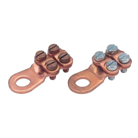 Lötfreier Kabelschuh / mechanische Spannung - 022 series - Druseidt - flach / ohne elektrische Isoliereigenschaften / Kupfer