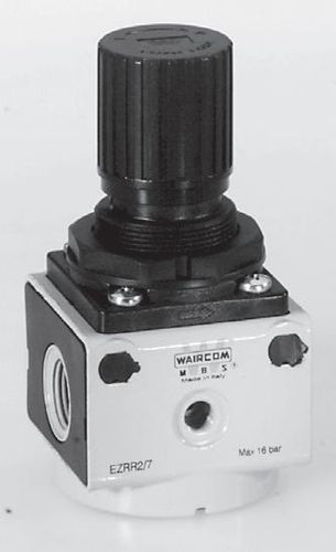 Druckluftregler - EZRR series - Waircom - Membran / einstufig / Aluminiumlegierung