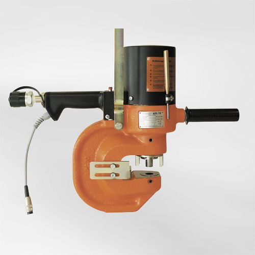 Halbautomatische Stanzeinheit - APS 70 - ALFRA GmbH - hydraulisch / für Blech / tragbar