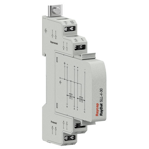 Modularer Überspannungsableiter - RayDat SLL-4 - Raycap - für DIN-Schiene / Niederspannung