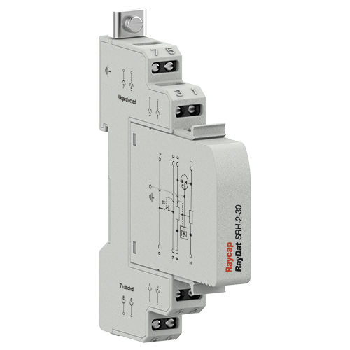Modularer Überspannungsableiter - RayDat SRH-2 - Raycap - für DIN-Schiene / Niederspannung