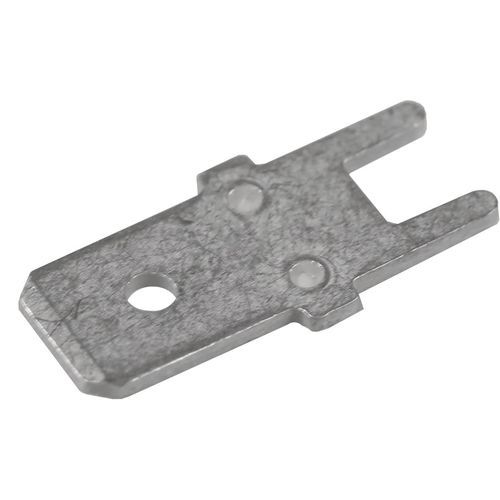 Flacher Lötkabelschuh - 12523 - Elpress - ohne elektrische Isoliereigenschaften / Messing / Zinn