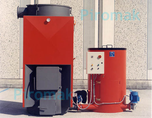 Heißwasserkessel - AC-90/A - PIROMAK TD s.r.l. - elektrisch / Holz / vertikal